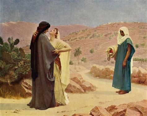 BIBLE PAINTINGS: RUTH, NAOMI & BOAZ - A LOVE STORY