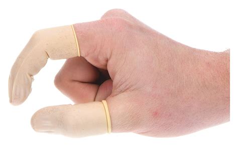 Natural Rubber Latex, 3 mil Thick, Finger Cots - 30D251|30D251 - Grainger