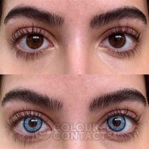 Colored Contacts Before and After Gallery | Real Life Photos