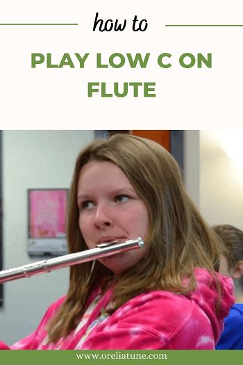 how to play c on flute