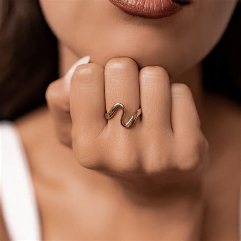 Fluid Heart Open Ring – Hey Happiness
