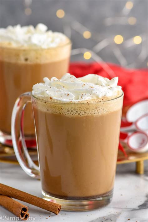 simple eggnog latte simple joy