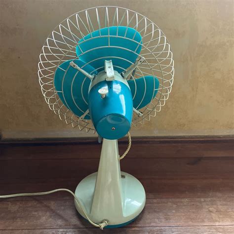 昭和レトロ 扇風機 GENERAL AC ELECTRIC FAN ゼネラル 30cm エメラルドグリーン 当時物(扇風機)｜売買された ...