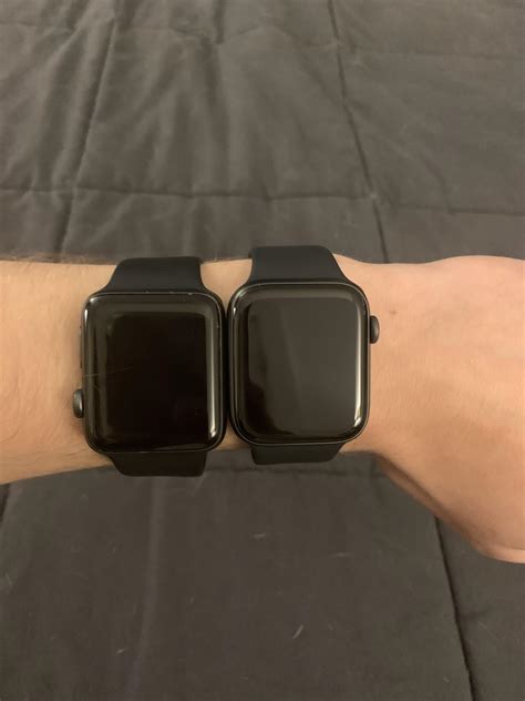I was worried that the 44mm would look/feel a lot bigger than my old S2