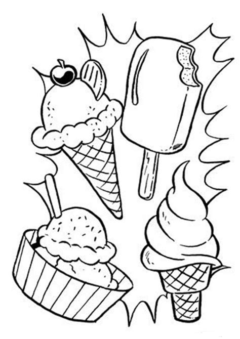 Free & Easy To Print Ice Cream Coloring Pages - Tulamama