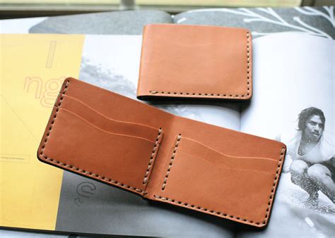 Slim Mens Bifold Wallet Leathercraft Pattern PDF TEMPLATE(8.5 X 11 ...