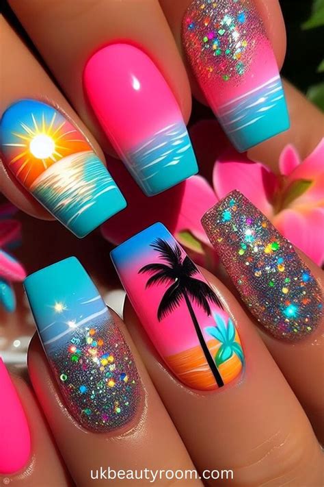 39 Bright Nails to Flaunt this Summer Season! | Nail colors, Stylish