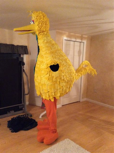 Inside Big Bird Costume