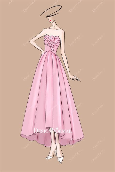 dress with 3d flower 10
