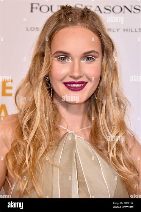 Polina Nioly arrives at the 2023 BAFTA Tea Party, Saturday, Jan. 14 ...