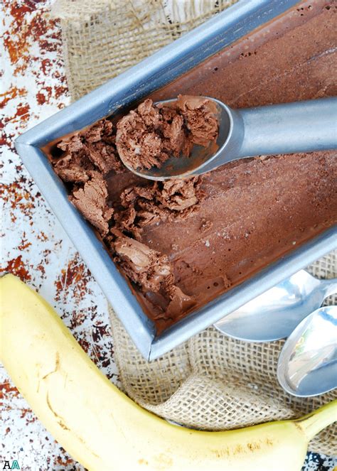 No Churn Vegan Chocolate-Banana Ice Cream | Allergy Awesomeness
