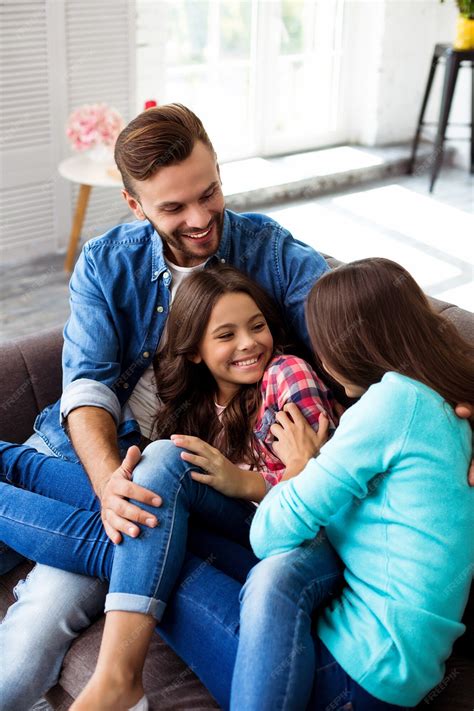 Premium Photo | Close up photo of mother, father and their daughter