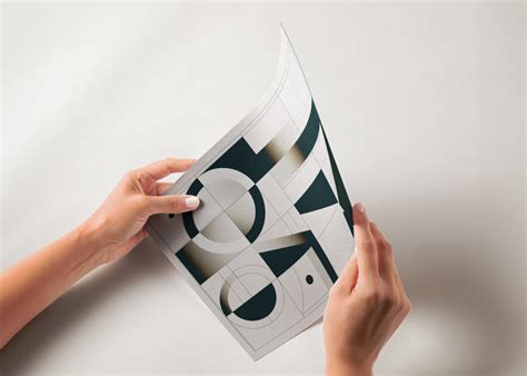 hands holding glossy poster mockup mockup world