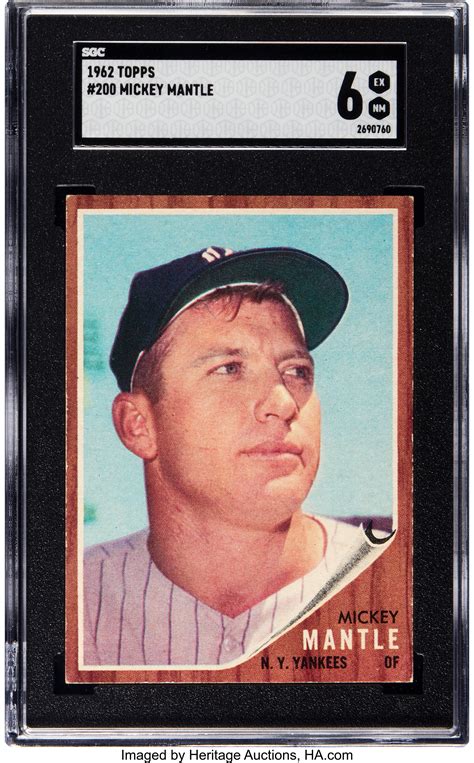 mickey mantle baseball card 12