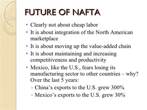 North American Free Trade Agreement