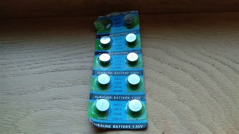 AG13 LR44 SR44 1.55V Button Cell Batteries - YouTube