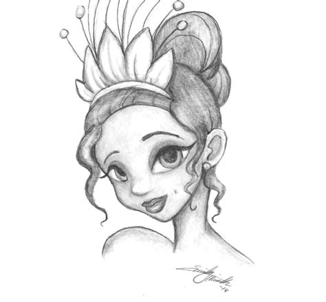 princess tiana drawing  paintingvalleycom explore collection