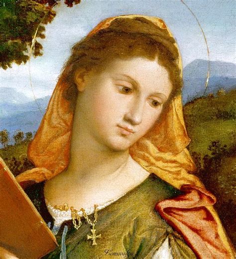 Lorenzo Lotto Virgin and child with Saints Catherine of Alexandria and ...