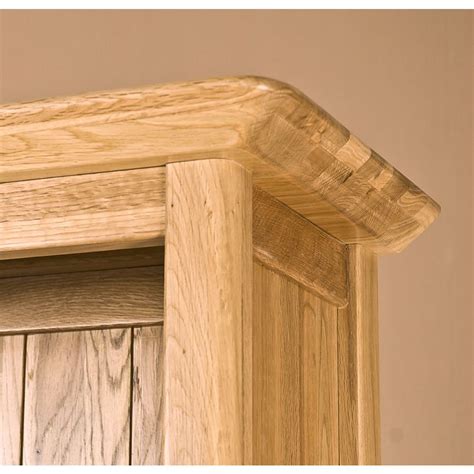 louis solid oak large bookcase   oak