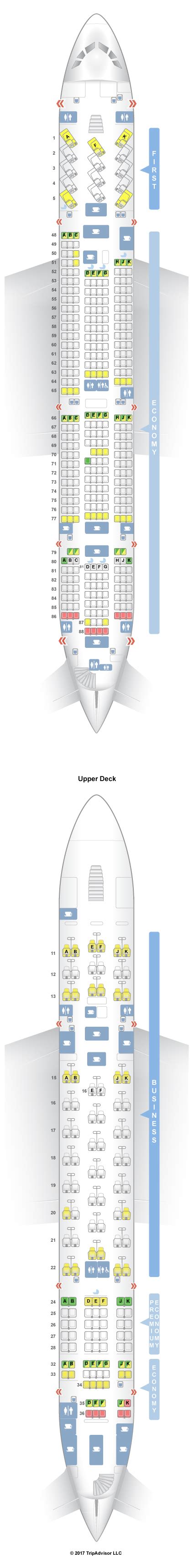 SeatGuru Seat Map Qantas Airbus A380-800 (388)