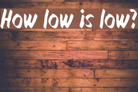 How low is low? Font - FFonts.net