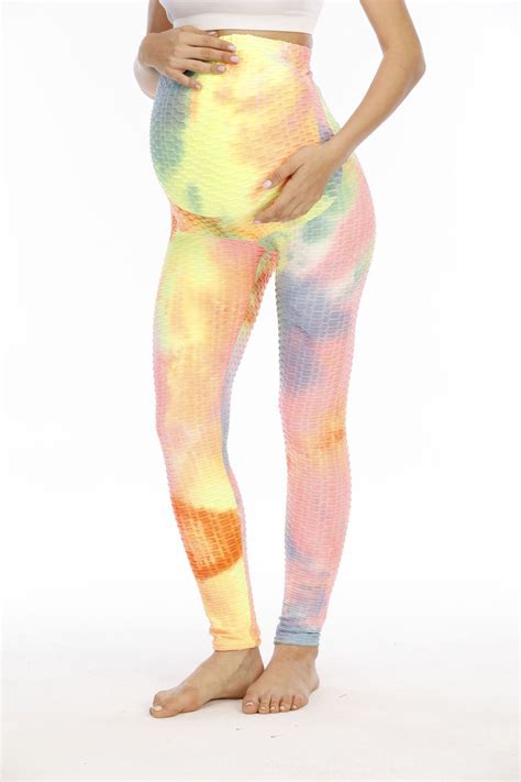 High Waisted Yoga Pants Gym Leggings Pregnant Dresses Pregnancy