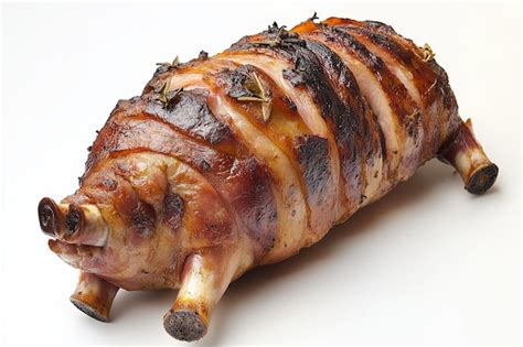 succulent roasted suckling pig cochinillo asado  traditional spanish
