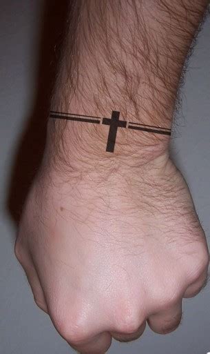 Small Cross Tattoo Design