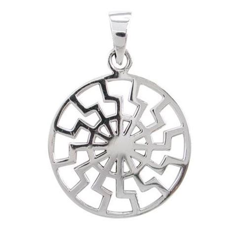 black sun pendant german sun wheel nsvendor