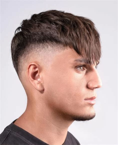 edgy angular fringe haircuts  men styleoholic