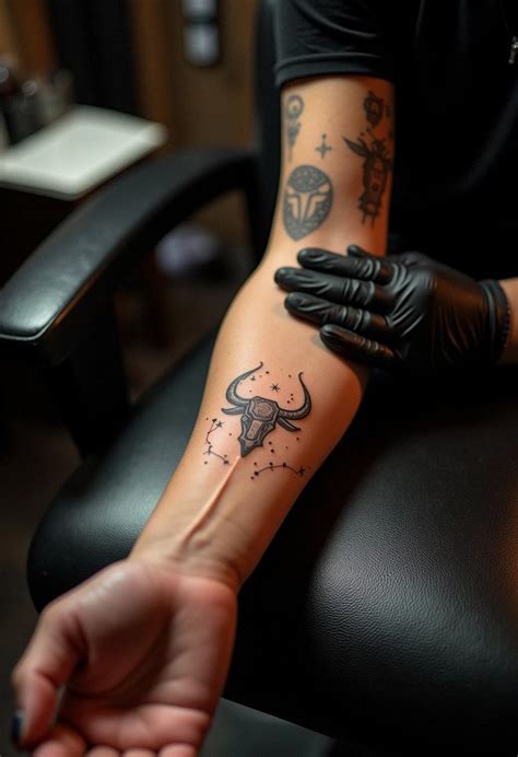 Stunning Taurus Constellation Tattoo Ideas