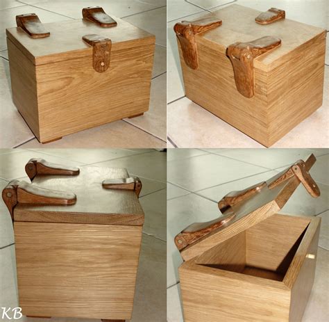 wooden hinged box