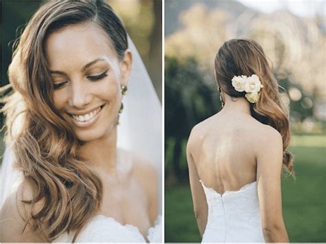 Wedding Hairstyles: Side Swept Waves Inspiration And Tutorials