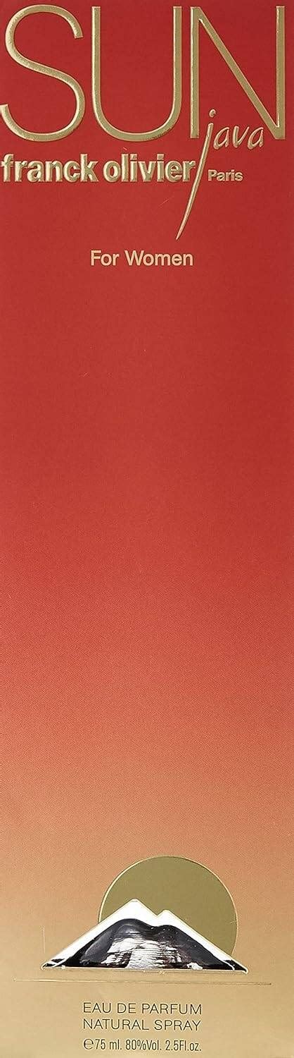 franck olivier sun java  women eau de parfum  ml buy