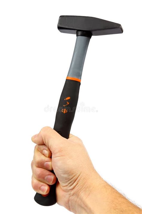 Modern Hammer for Builders Tolls Stock Image - Image of development ...