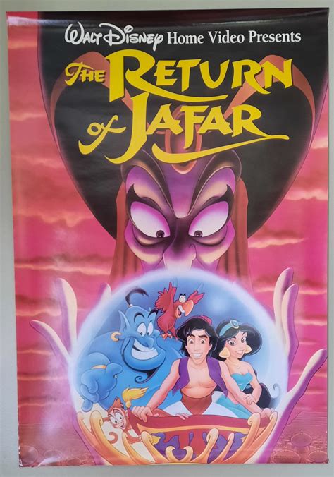 Vintage Walt Disney Home Video Presents the Return of Jafar Movie