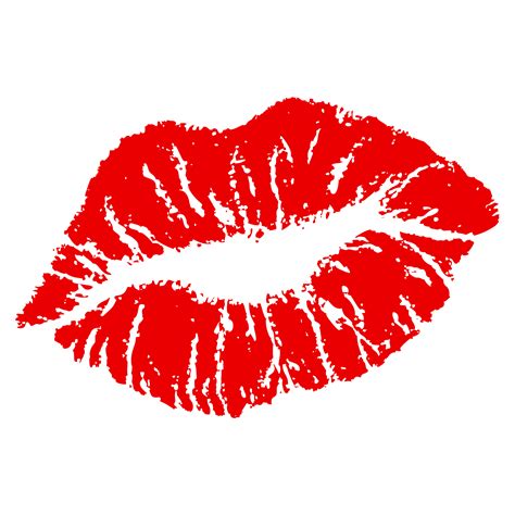 Lipstick kiss Print on Transparent Background 18723323 PNG