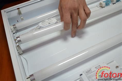 Переоборудование растрового светильника