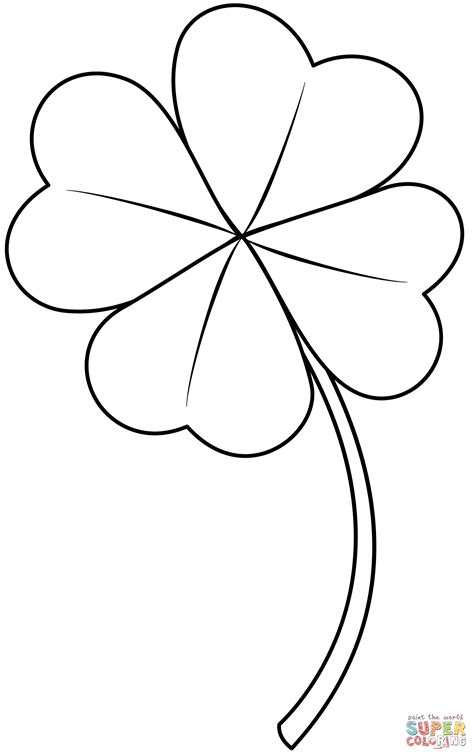 Ausmalbild Kleeblatt - Kleeblatt Ausmalbild Kleeblatt Vorlage Zum Ausdrucken Wunderbar Die ...
