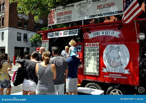 NYC:Columbus Avenue Street Festival Editorial Photo - Image of truck ...