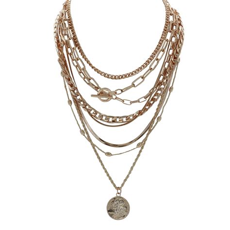 layered necklace women 9