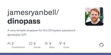 GitHub - jamesryanbell/dinopass: A very simple wrapper for the Dinopass ...