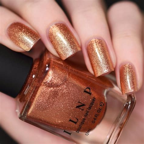 Rusty Copper Textured Matte - rusty copper textured matte nails