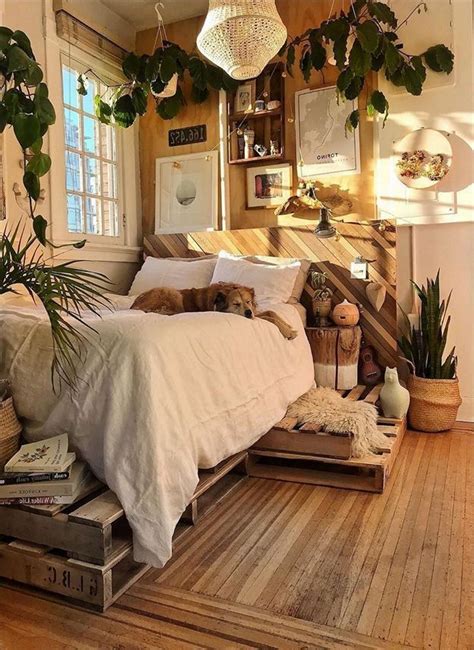 25 Best Boho Chic Bedroom Interior and Furniture | Aesthetic Bedroom | Bedroom design, Room ...