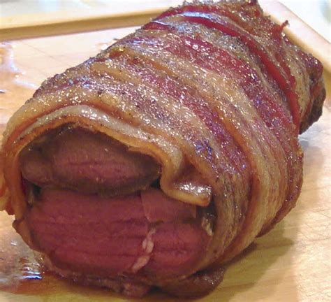 how long to cook bacon wrapped backstrap in oven