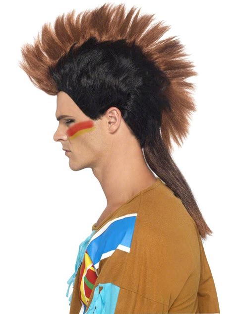 Indian Mohican Wig | Fancy Dress Wigs & Wig Caps | Mega Fancy Dress