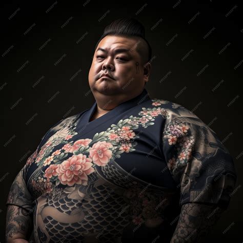 Premium AI Image | illustration of geisha tattoo design on a fat