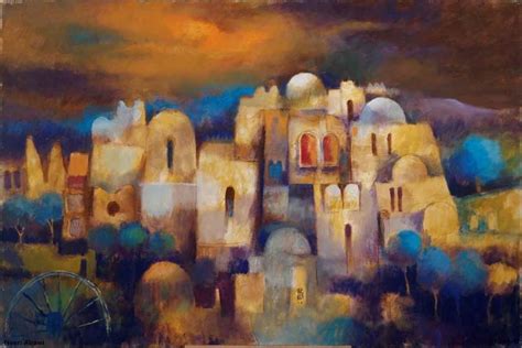 14 Paintings by Iraqi Artist Nouri Alrawi