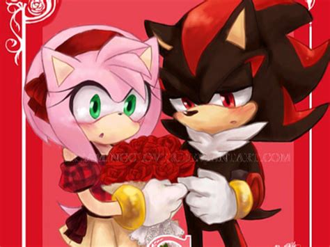 Shadow The Hedgehog And Amy Rose In Love