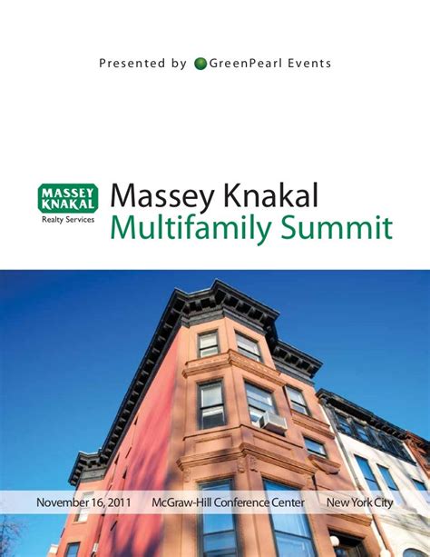 massey knakal multifamily summit program